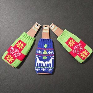 Uncle Bob's Ugly Beer Sweater (koozie) X 3🎄🦌❄️☃️